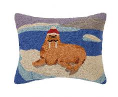 Peking Handicraft Lendenkissen, Walrosshaken, Wolle, Mehrfarbig