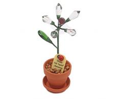 JustPaperRoses Hochzeitstag Geschenk, Schreibtisch Rosen Jahren 1–20, 25 & 50 15th Anniversary