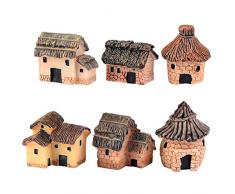 JJYHEHOT Mini-Ornamente für den Schreibtisch, Dekoration für den Garten, Mikro-Landschaft, niedliche Cartoon-Dekoration, Party