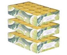 pajoma Duftteelicht Lemongras, 90 Stück (3 x 30er Pack) in Verschiedenen Düften erhältlich