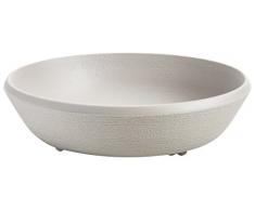 Kartell Trama tiefer Teller, Melamin, Grau, 21 x 5,7 cm, 4-Einheiten