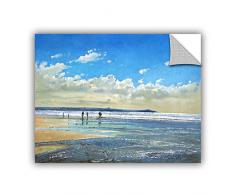 Artwall Kunstdruck auf Leinwand Timothy Easton s Planschbecken at The Edge 14x18