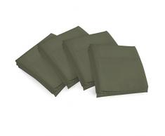 Zen Bambus Ultra Soft Kopfkissen Fall (4 Pack) – Premium, umweltfreundlich, hypoallergen, und knitterfrei Bambus, Bambus, graugrün, King Size