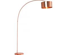 Kare Stehleuchte Gooseneck Copper, Gestell Metall Stahl lackiert, Schirme Kunststoff Polyvinylchlorid (Hart-PVC), Kupfer