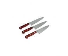 HOME PROFESSIONAL Set 3 Messer Schinken Holzgriff CM24 Küchengeräte