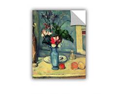 Artwall Kunstdruck auf Leinwand Paul Cezanne s The Blue Vase Art appeelz Abnehmbarer Graphic Art Wand 18x24