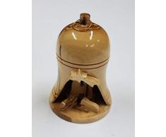 Bethlehem Olivenholz Christmas Ornaments komplett Set. Krippe Story von Bethlehem Gifts TM, holz, 3.5 Nativity Bell