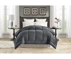 Tahari Home Down Alternative Schmusetuch Full/Queen | 90 x 96 stahlgrau