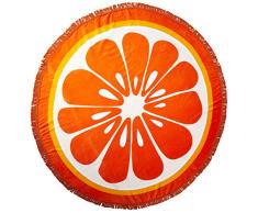 ban.do Strandtuch für Damen, rund, 152,4 x 152,4 cm, Orange