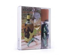 koala 64410000 Flaschenkuehler-Set Shirt Wein und Korkenzieher