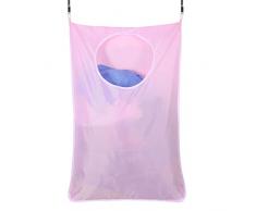 Eohak Wäschekorb für Tür zum Aufhängen, platzsparend Rose