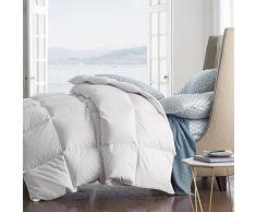 ROSE FEATHER Bettdeckeneinlage mit Rosenfedern, für Sommer und Frühling, leicht, weich, warm, hypoallergen, Übergröße, Doppelbett, King-Size, King, King, Weiß Full/Queen 90x90inch weiß