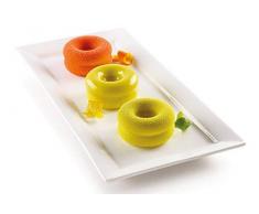 silikomart 26.303.13.0065 Silikonform Mini Arena, hellgrau, Durchmesser 70 cm, Höhe 36 mm