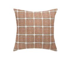 uxcell Buffalo Karo Überwurf Kissenbezug Baumwolle Leinen Klassisch Retro Bauernhaus Dekorative quadratische Kissenbezüge für Sofa Schlafzimmer Auto 1 Pack/18x18 #22