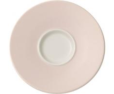 Villeroy & Boch CaffÃ¨ Club Uni Oak Kaffeebecher, Geschirr aus Hochwertigem Premium in Kupferfarbe, 350 ml Mokka-/Espressountertasse, Porzellan, Elfenbein, 12 x 12 x 2 cm,