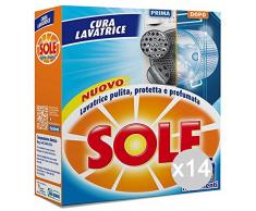 Sole Set 14 Waschmaschinen Ml 250 x 2 Waschmittel und Kuh