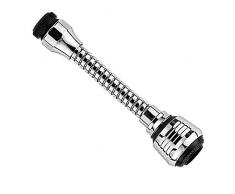 AntranStore Wassersparender Wasserhahn-Diffusor für Wasserhahn, 360 drehbar, schwenkbar Long