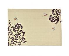 Design importen Busy Bees bestickt Baumwolle Tisch Linens Platzdeckchen 33 cm von 19, Set 4