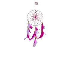 Rooh Behang-Positivität, handgefertigt, Traumfänger, groß, als Dekoration, Wandbilder, Garten, Outdoor, Zimmer, Schlüssel-Kette, für Meditation, Yoga-, Windspiel rose