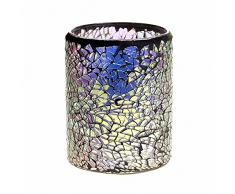 DFL LED Kerze Flammenlose Kerze Laterne für Home Dekoration mit Timer und Batteriebetrieben Garten 3 x 4 Mehrfarbig