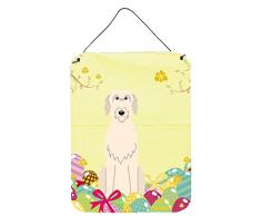 Carolines Treasures Ostereier Irish Wolfhound Metalldruck 12x16 Mehrfarbig