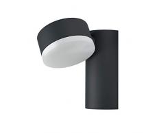 LEDVANCE LED Wand- und Deckenleuchte, Leuchte für Außenanwendungen, Warmweiß, 135,0 mm x 90,0 mm x 140,0 mm, ENDURA STYLE spot ROUND