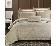 North Home Bettwäsche-Set Pfingstrose, 100% Baumwolle, 7-teilig