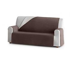 Eysa Oslo Protect wasserdichte und atmungsaktive Sofa überwurf, 100% Polyester, braun, 190 cm