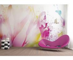 AG Design FTxxl 0125 Blumen, Papier Fototapete - 360x255 cm - 4 teile, Papier, multicolor, 0,1 x 360 x 255 cm