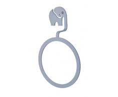 Taberner Elephant Handtuchhalter Ring klein Modern 16x7x24 cm blau