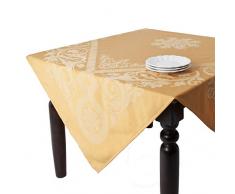 Saunders-Roe Lifestyle 5908 Maison Lyon Tischdecken, gelb, Jacquard
