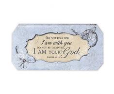 Cottage Garden Do Not Fear I Am with You Spieluhr Periwinkle mit Melodie Amazing Grace