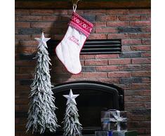 Glitzhome Christmas Stocking Weihnachtsstrumpf, acryl, weihnachtsmotiv