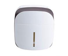 NaKita Taschentuchbox, Mehrzweck-Toilettenpapierhalter, Wandmontage, mit Taschentuchspender, Box mit Ablage, Telefonablage und Schubladen-Organizer für Bad oder Küche grau