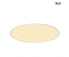 SLV MEDO 60 EL, LED Indoor Deckeneinbauleuchte, Rahmenversion, weiß, 3000/4000K Leuchte, Aluminium, 0 W
