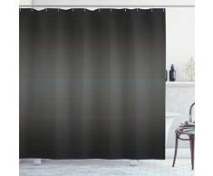 OMBRE Duschvorhang von ambesonne, dunklem Abgase und schwarz smoke Design Art inspiriert Digital Print für Raum Dekorationen, Stoff Badezimmer Decor Set mit Haken, 190,5 cm lang, anthrazit grau