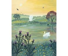 Jo Grundy Leinwanddruck, Holz, Mehrfarbig, 40 x 50 cm