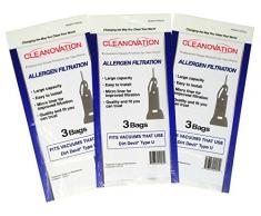 Dirt Devil Royal Typ U Staubsaugerbeutel Micro gefüttert Hohe Effizienz Taschen, Menge 9