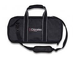 3 Claveles 1715 Messerhalter, Polyester, Schwarz