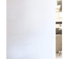 CARESHOME Sichtschutzfolie, statische Haftung, mattiert, Klasse Folie, kein Kleber, Anti-UV-Fenster-Aufkleber für Badezimmer, Büro, Meeting, Wohnzimmer 23.6 x 78.7INCHES White Frosted