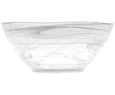 H+H Alabaster Salatschüssel, weiß