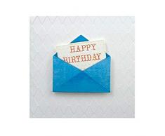 Unbekannt Karen Foster Design Geschenkanhänger Karte 12 x 12 Geburtstagskarte