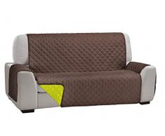 Cardenal Textil Sofabezug Dual Cover, Pistazienbraun, 2-Sitzer