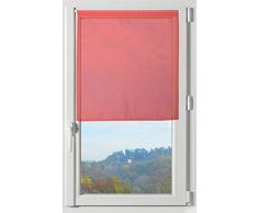 Lovely Casa RA31290004 Lisa Paar Gardinen, Scheibengardine, Baumwolle, Rot, 60 x 60 cm