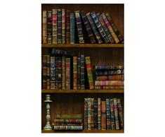 Yija Selbstklebende Vintage-Wandsticker für Bücherregal, Vinyl-Bodenbelag, 45 x 244 cm