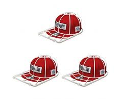 BR Junker Hut-Unterlegscheiben-Rahmen, weißer Kappenreiniger, Gestell, Kappenhalter, Hut-Aufhänger, Kappenform-Schutz, Kappen-Organizer, sicher für Spülmaschine und Waschmaschine. weiß