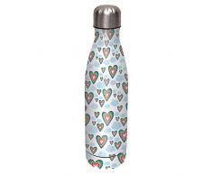 Skyz by Lang 9005013 STAINLESS STEEL WATER BOTTLE Wasserflasche, edelstahl, mehrfarbig