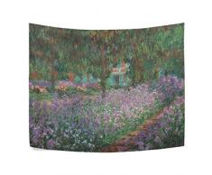 WIHVE Wandteppich Claude Monet Ölgemälde Wandbehang Kunst Home Decor Polyester Wandteppich für Wohnzimmer, Schlafzimmer, Badezimmer, Küche, Wohnheim, Polyester-Mischgewebe, Multi13, 40x60 Inch