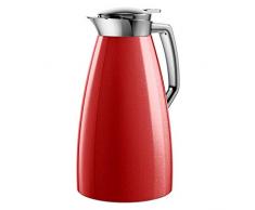 Emsa F4140300 Plaza Isolierkanne, 1 Liter, Rot