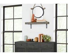 Martin Furniture WS30B Wandregal, rustikal 30 grau